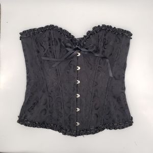 Bustier/ Corset Black Large NWOT